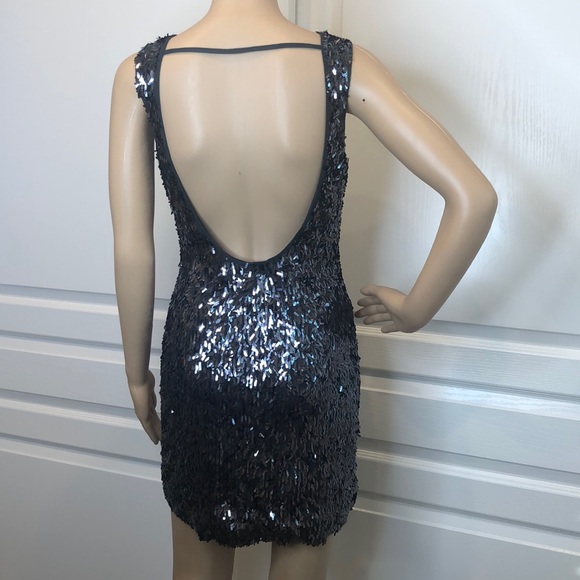 Express Sequin Dress Size S/P - Picture 5 of 7